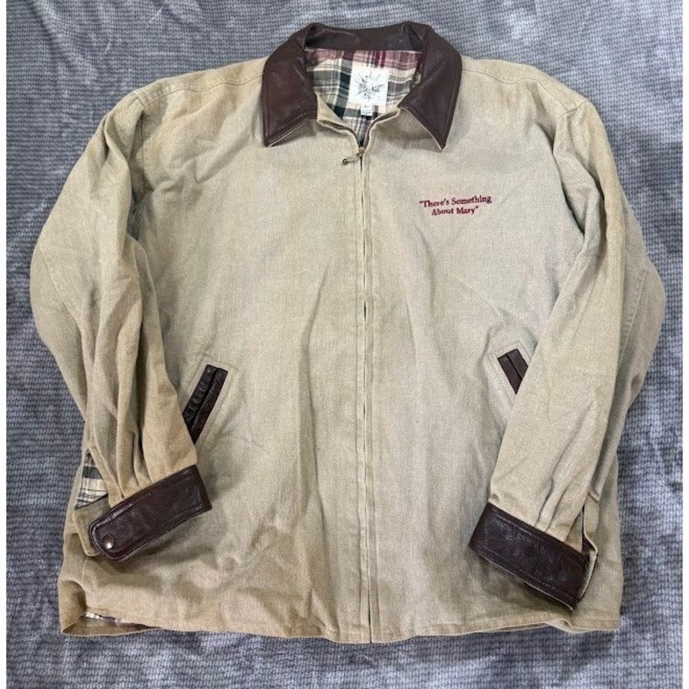 Vintage Movement There's Something About‎ Mary Chore Jacket Tan Mens Large